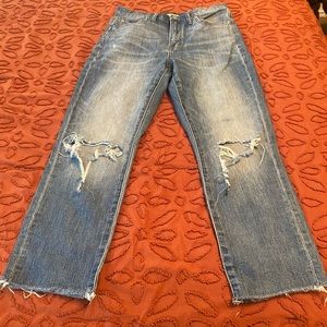 Madewell jeans The High-Rise Slim Boy Jean Size 27